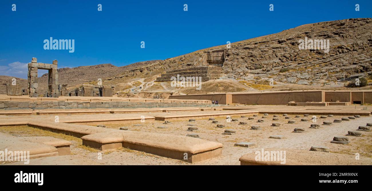 Ruinen des Schatzamtes, Persepolis, Persepolis, Iran, Asien Stockfoto Ruinen des Schatzamtes, Persepolis, Persepolis, Iran, Asien Stockfoto