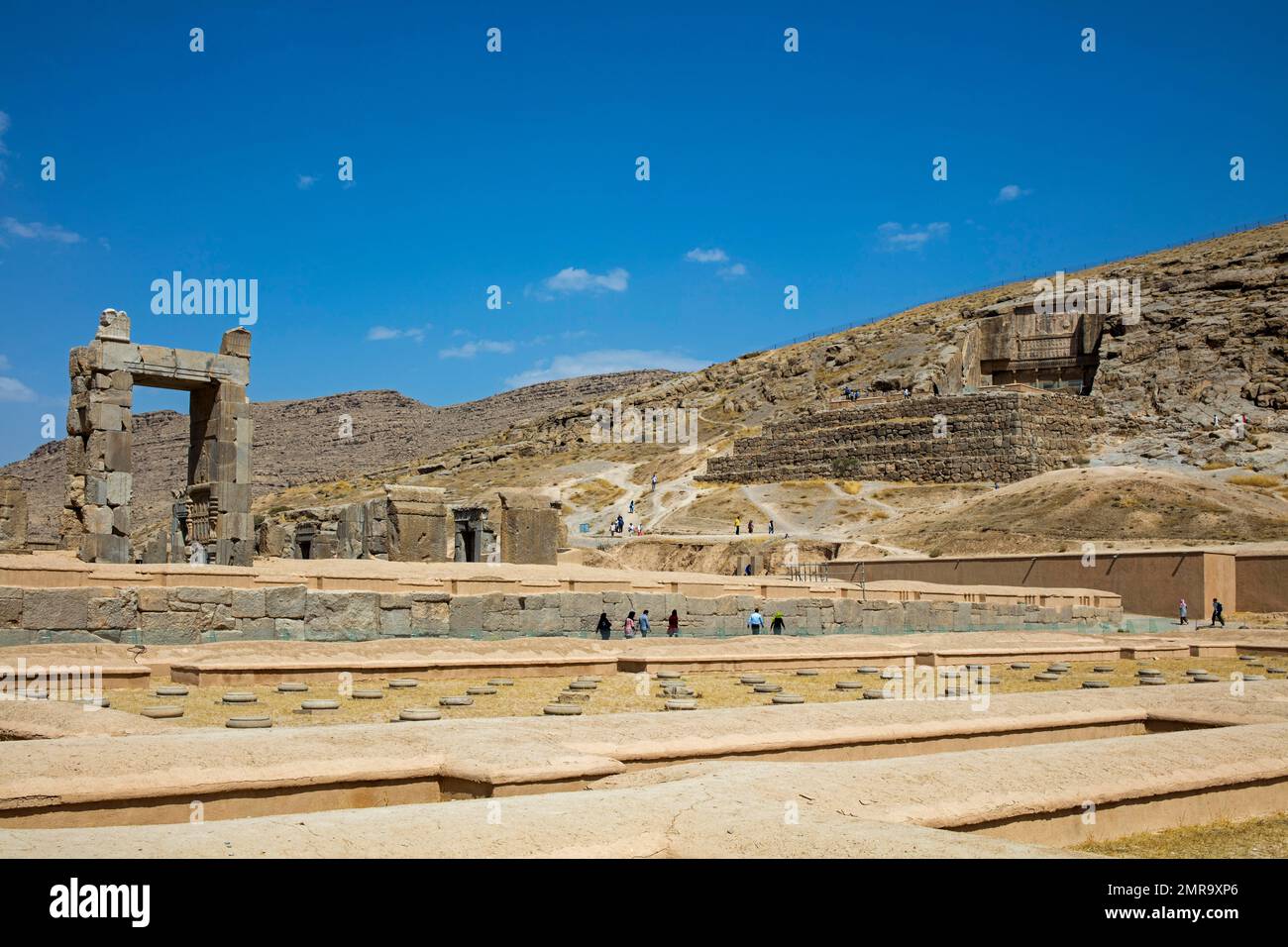 Ruinen des Schatzamtes, Persepolis, Persepolis, Iran, Asien Stockfoto Ruinen des Schatzamtes, Persepolis, Persepolis, Iran, Asien Stockfoto