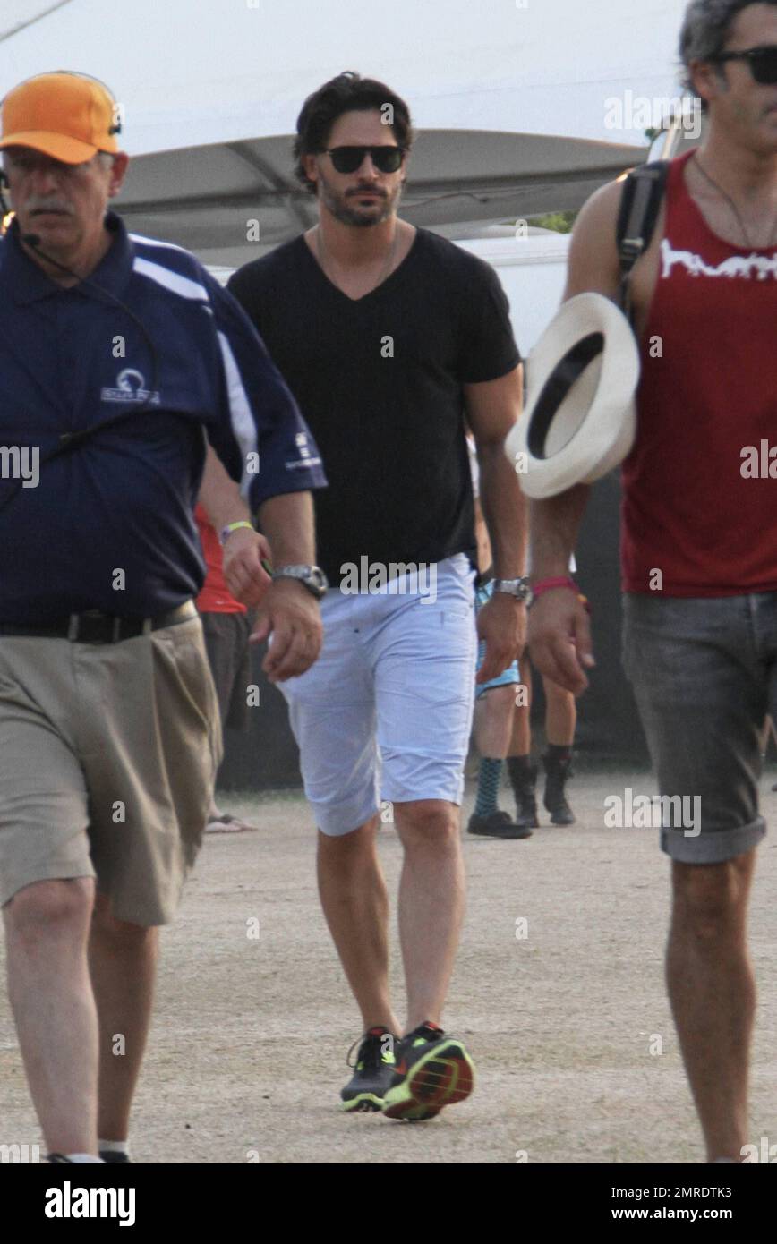 „True Bood“-Star Joe Manganiello wurde beim Coachella Music Festival 2012 in Indio, Kalifornien, gesehen. 22. April 2012 . Stockfoto