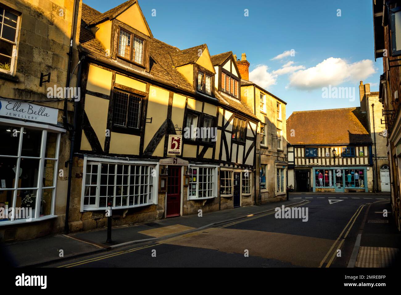 Cotswold Market Town of Winchcombe, Südwestengland. Stockfoto