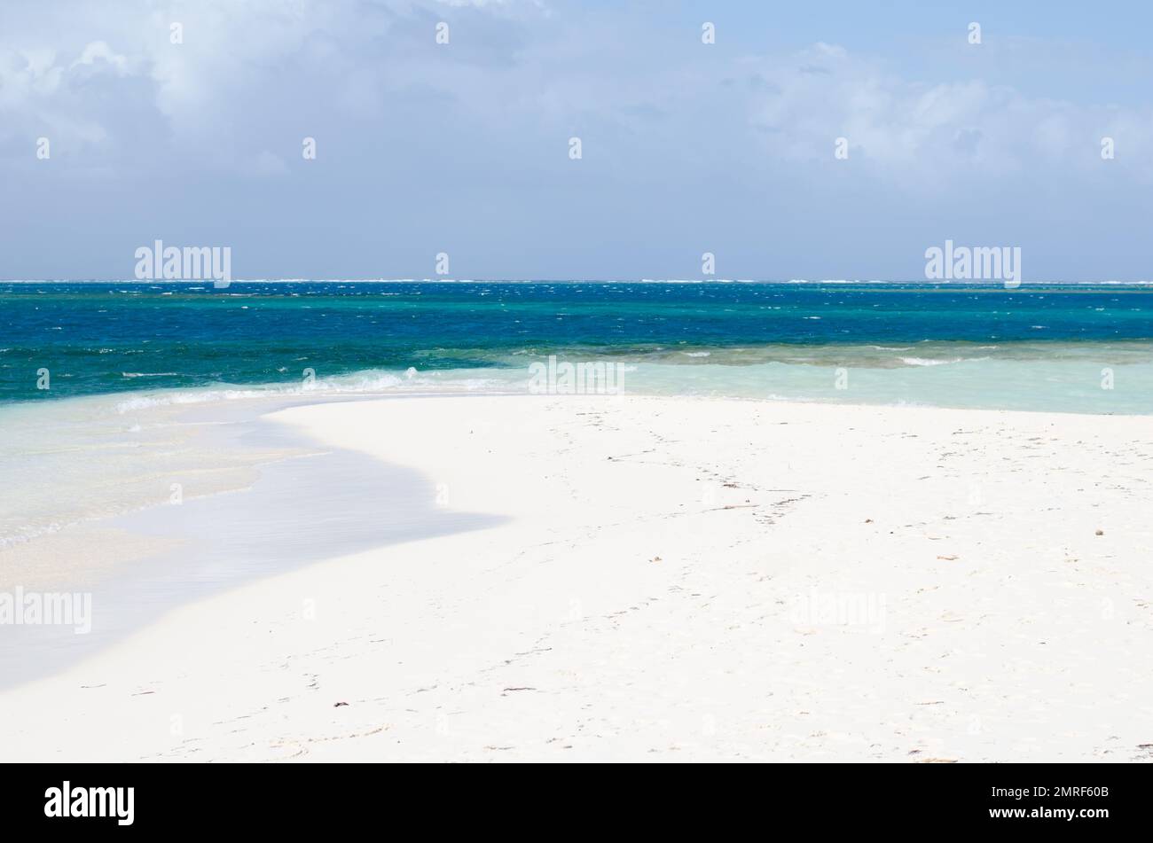 Typisch Guna Yala Beach Stockfoto