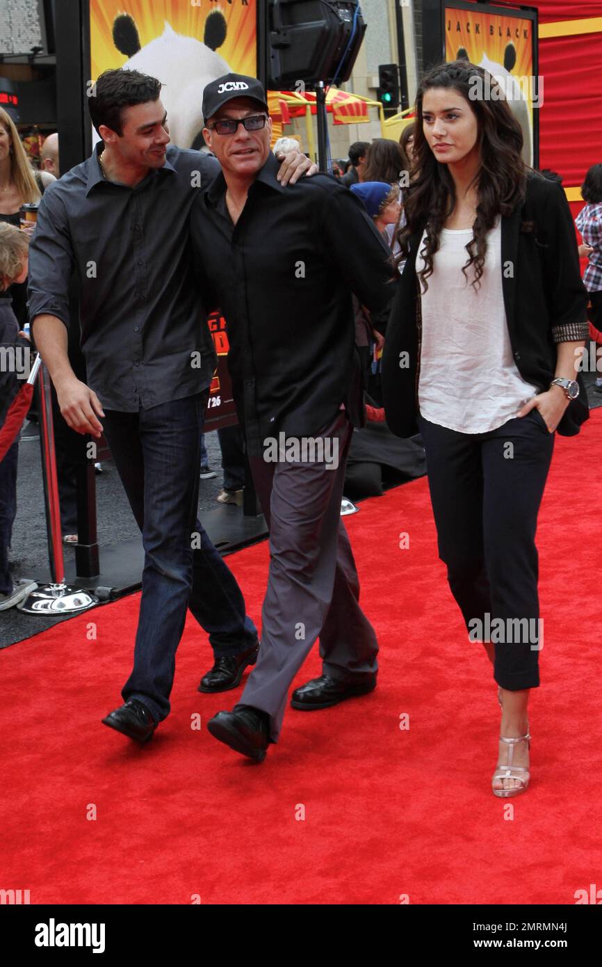Jean-Claude Van Damme bei der Premiere von „Kung Fu Panda 2" im Grauman's Chinese Theatre in Los Angeles, Kalifornien. 05/22/11. Stockfoto