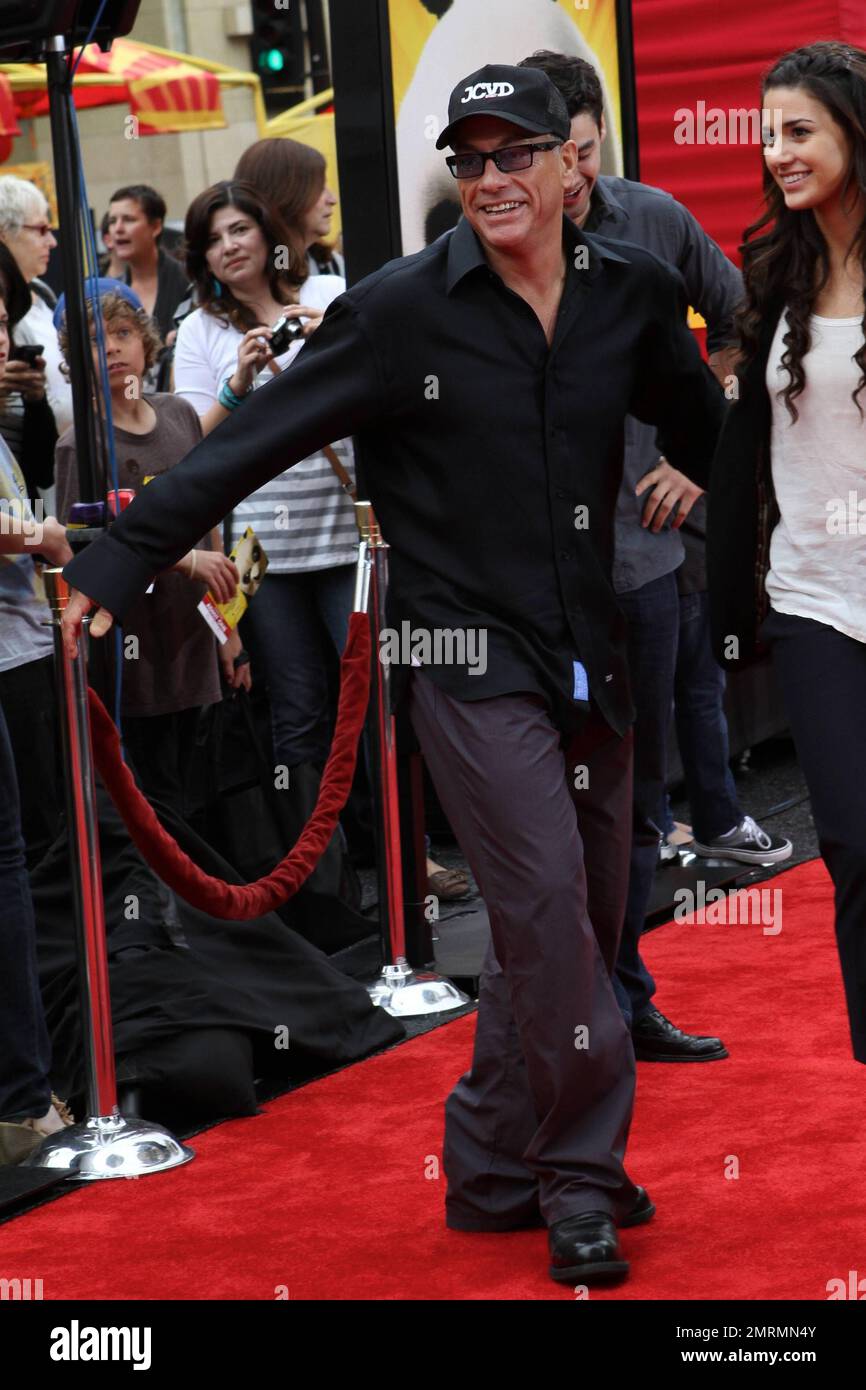 Jean-Claude Van Damme bei der Premiere von „Kung Fu Panda 2" im Grauman's Chinese Theatre in Los Angeles, Kalifornien. 05/22/11. Stockfoto