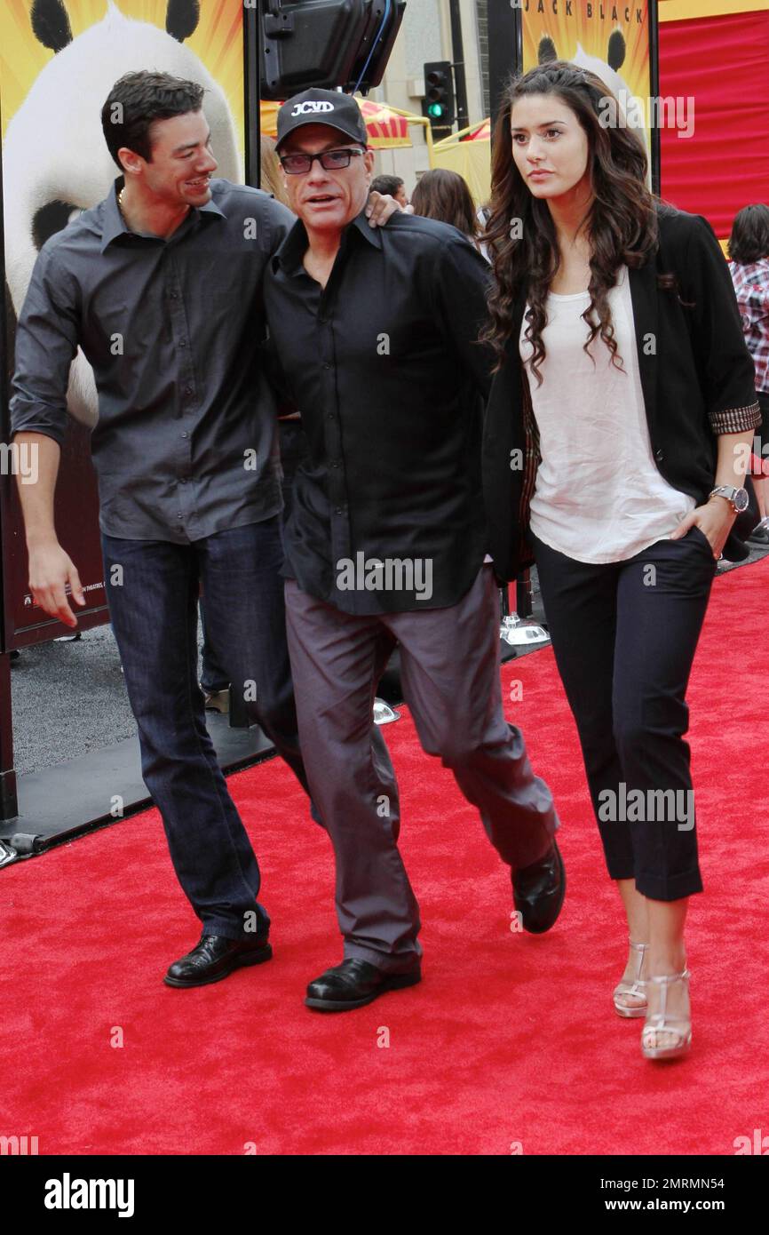 Jean-Claude Van Damme bei der Premiere von „Kung Fu Panda 2" im Grauman's Chinese Theatre in Los Angeles, Kalifornien. 05/22/11. Stockfoto