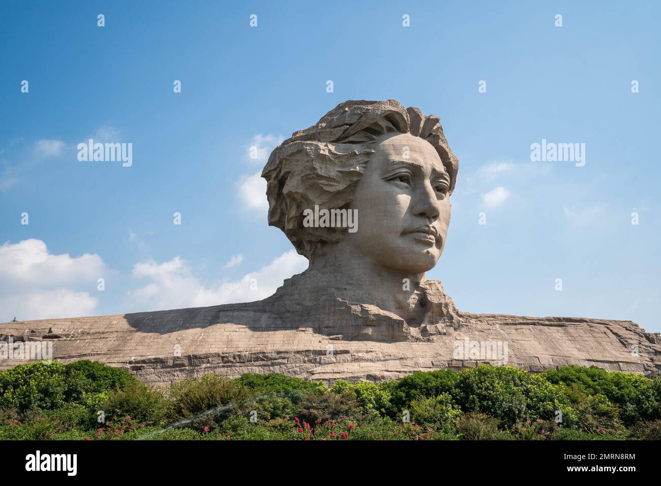 Changsha j. Leiter von MAO zedongs Jugendskulptur Stockfoto