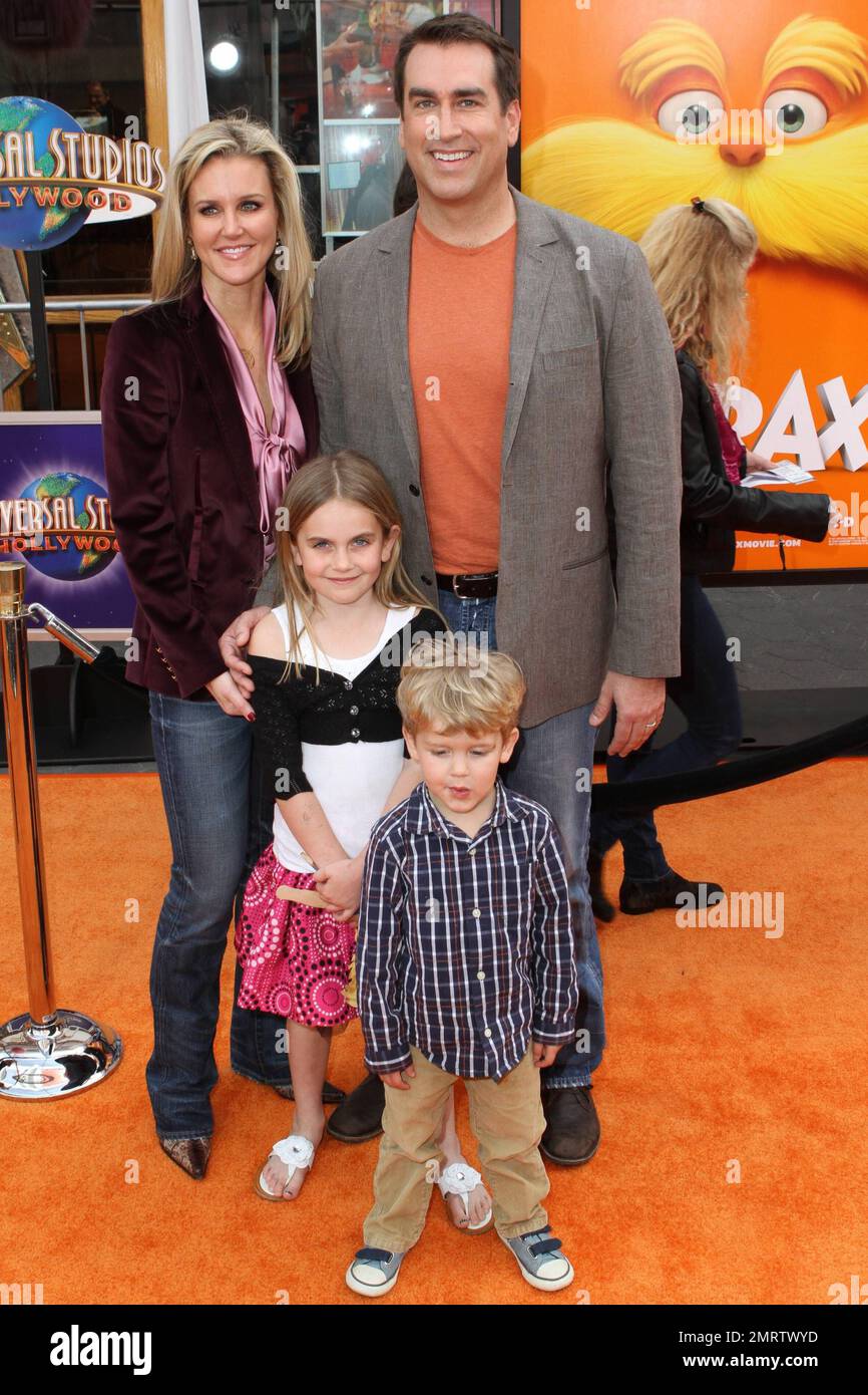 Rob Riggle bei der Lorax Premiere in den Universal Studios. Los Angeles, Kalifornien. 19. Februar 2012 Stockfoto