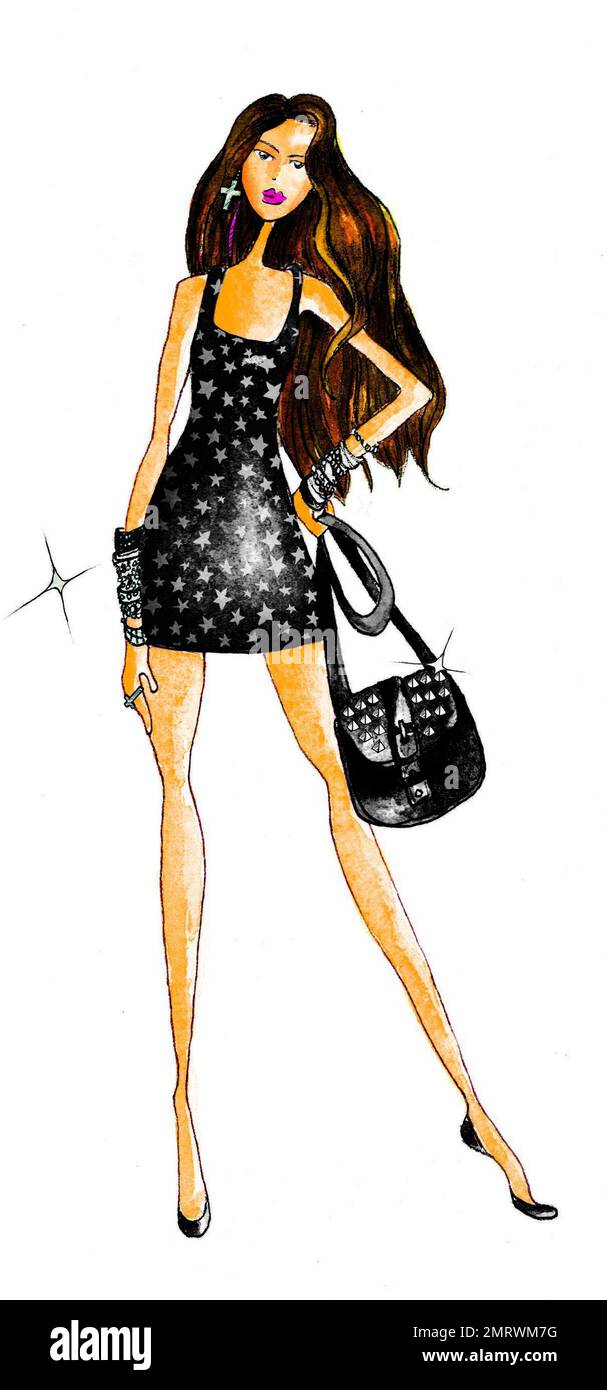 Die internationale Ikone und das weltberühmte Material Girl Madonna haben sich mit ihrer Tochter Lola zusammengetan, um eine neue, schnelle Junior-Kollektion zu entwerfen: „Material Girl“, die exklusiv bei Macy's erhältlich ist. Die Kollektion ist am 3. August in den Geschäften erhältlich – genau rechtzeitig für die Schuljahreszeit. Madonna sagt: „Lola hat Einfluss, Filme zu sehen, Musikvideos zu sehen – sie achtet darauf, was auf der Straße passiert und was die Leute tragen, und sie ist viel mehr modisch und kluger als ich zu diesem Zeitpunkt!“ Material Girl kombiniert harte und weiche Elemente wie ein Tutu-Kleid und St. Stockfoto