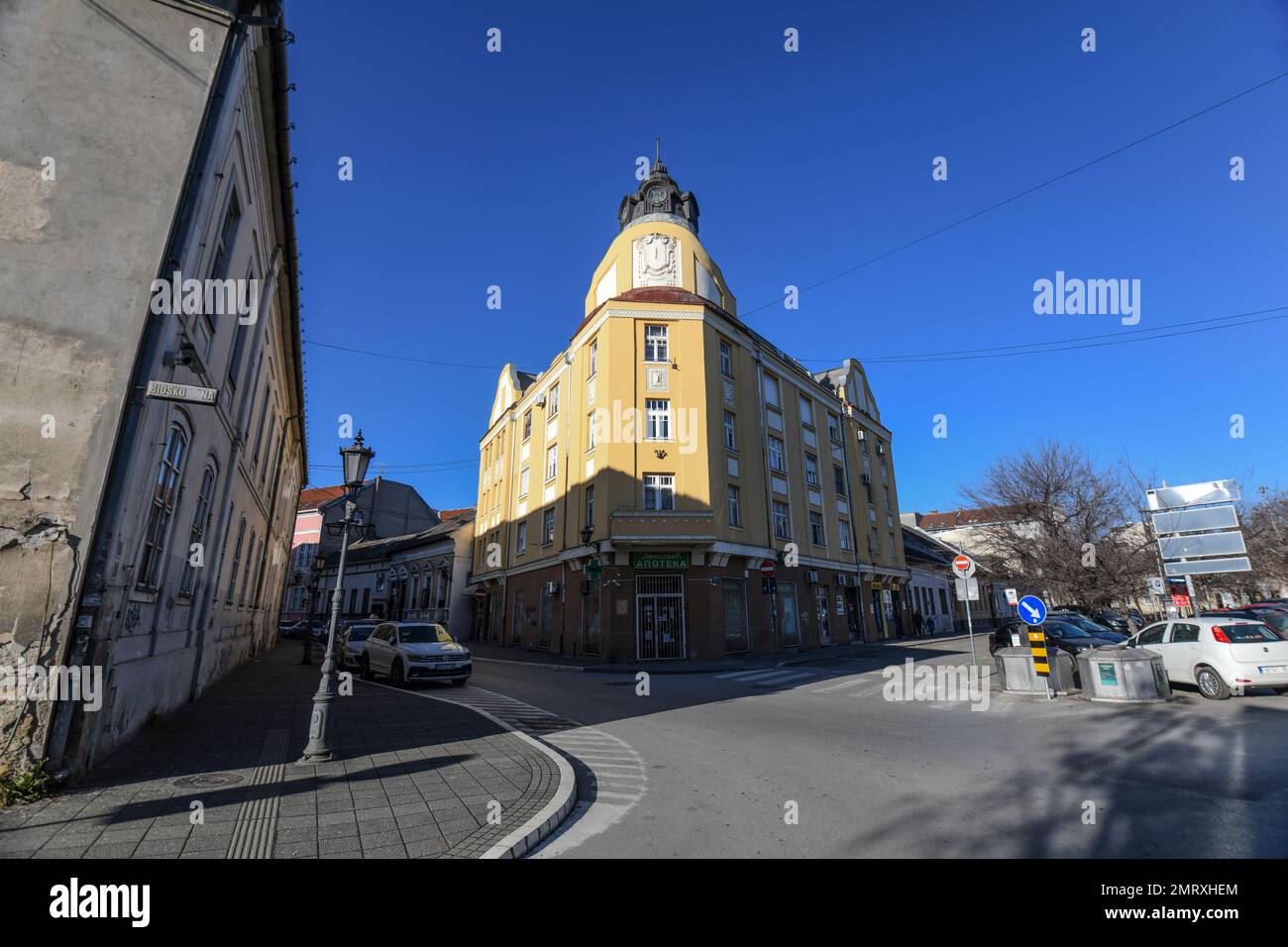 Novi Sad: Trifkovicev trg. Serbien Stockfoto