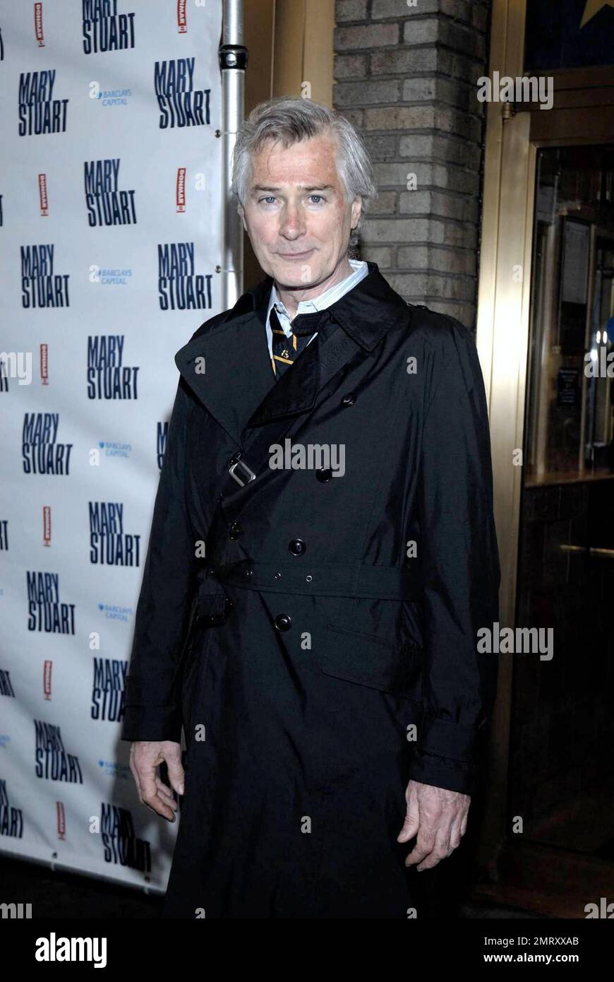 John Patrick Shanley nimmt an der Eröffnungsnacht von „Mary Stuart“ im Broadhurst Theatre Teil. New York, NY. 4/19/09. . Stockfoto