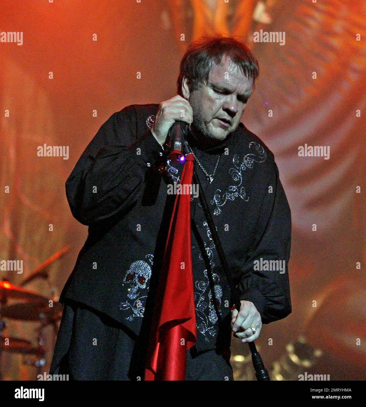 Meat Loaf (alias Michael Lee Aday) tritt in der Seminole Hard Rock Live Arena auf. Hollywood, Florida. 9/1/10. . Stockfoto