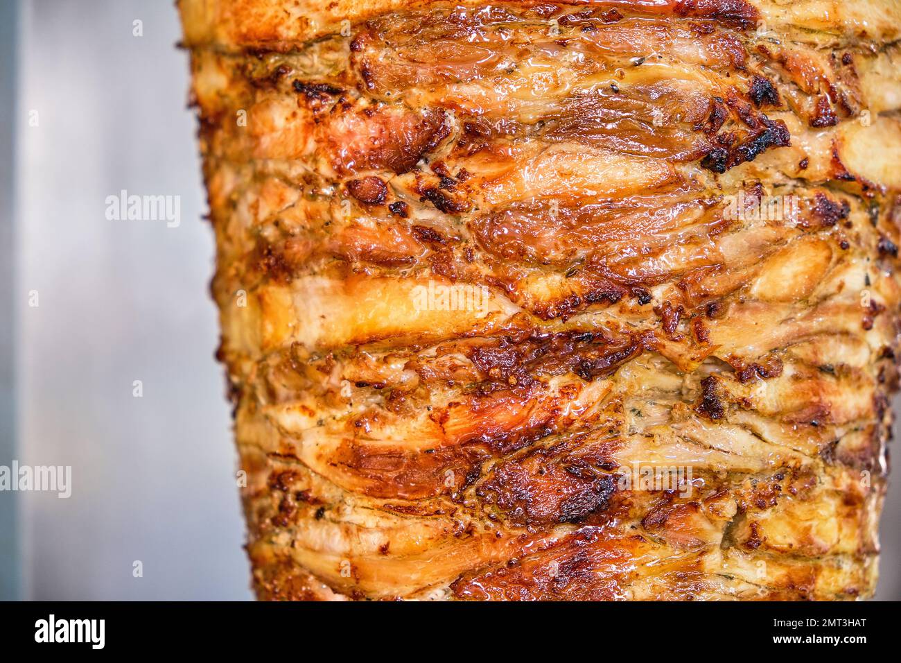 Huhn Shawarma in nahöstlichem Essen Stockfoto