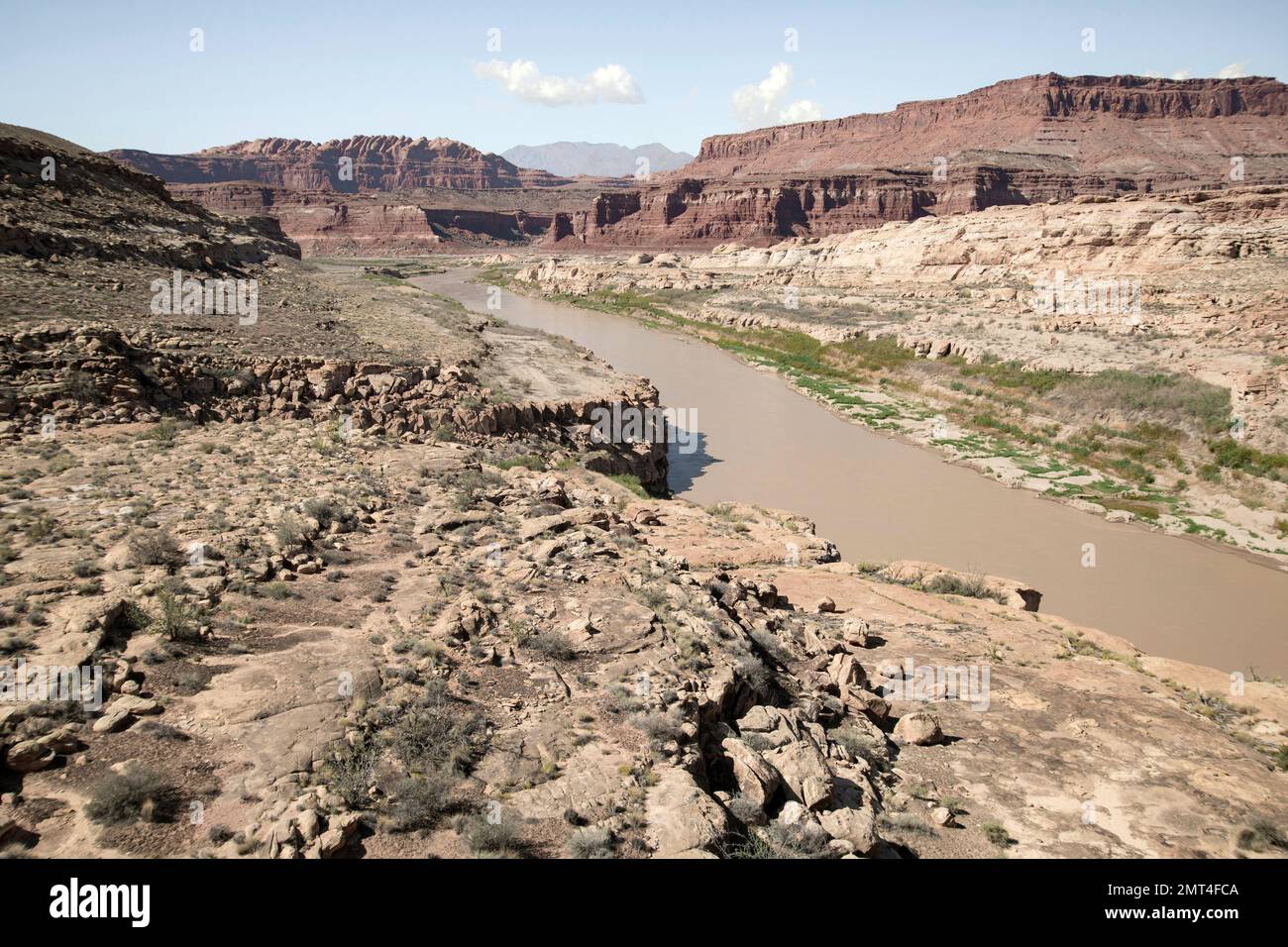 USA, Utah, Südwesten, Colorado Plateau, Colorado River, Er hat es überquert Stockfoto