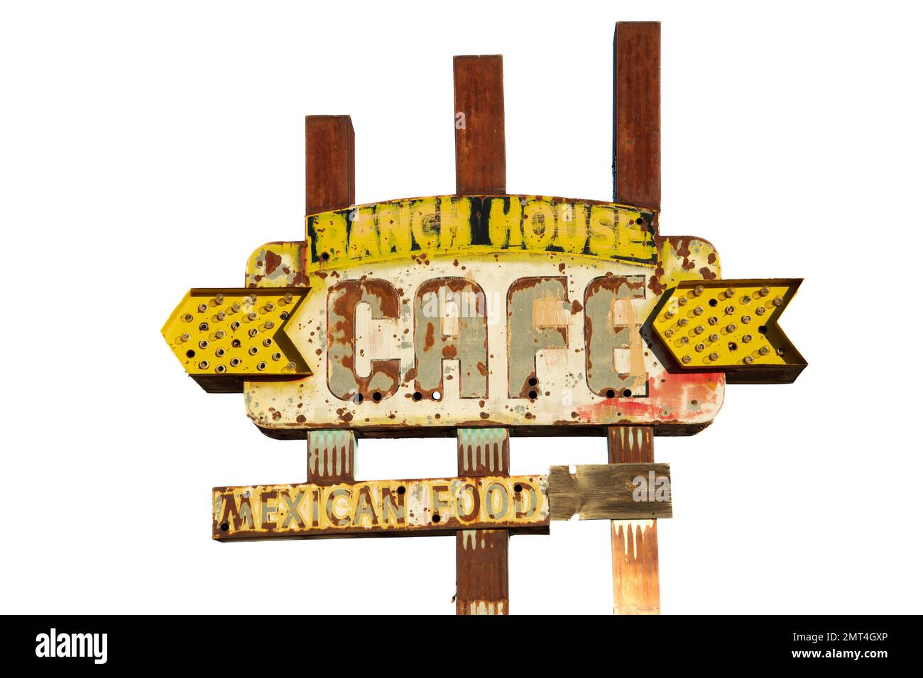 USA, Südwesten, New Mexico, Route 66, Tucumcari, Ranch House Cafe Stockfoto