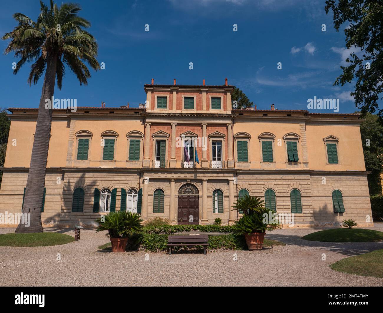 Der botanische Garten in Pisa Italien ist einer der ältesten