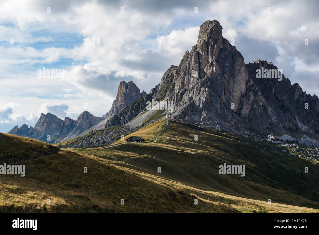 Passo di Giau Dolomites Stockfoto