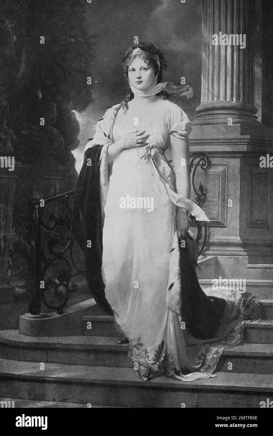 Herzogin Luise von Mecklenburg-Strelitz, Luise Auguste Wilhelmine Amalie) war Queen Consort von Preußen als die Frau von König Frederick William III Stockfoto