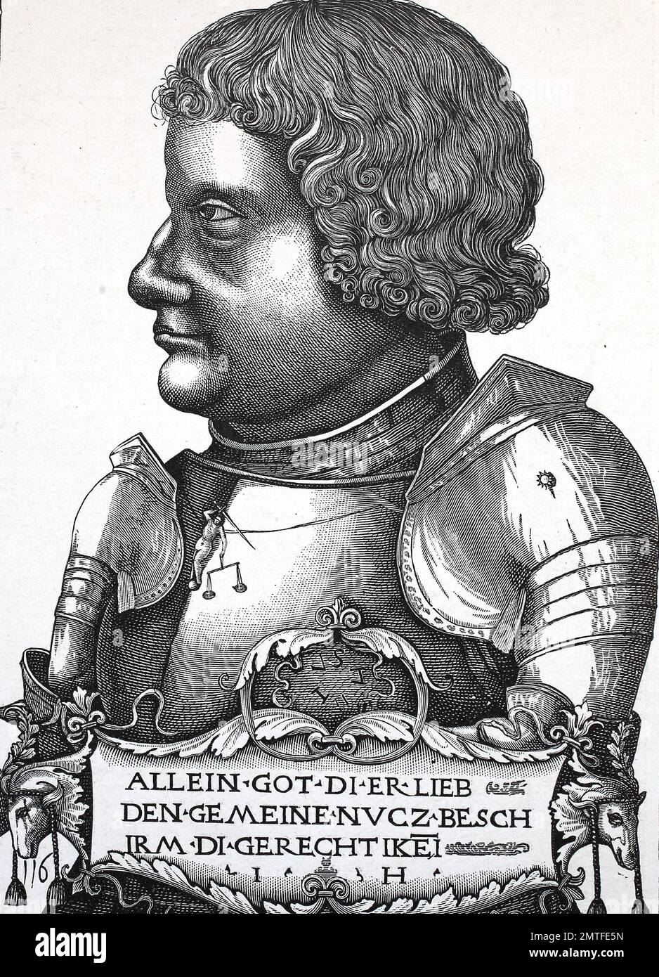 Franz von Sickingen oder Franz von Sickingen war ein deutscher Ritter, eine der bemerkenswertesten Persönlichkeiten der ersten Periode der Reformation Stockfoto