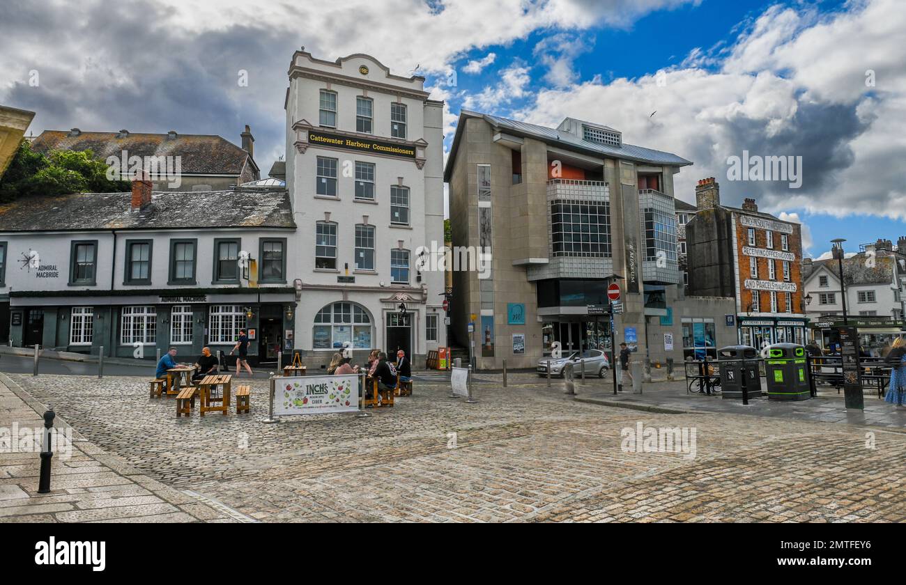 The Barbican, Plymouth, Devon - Paul Slater Images Ltd - Tel. 07512838472. Stockfoto