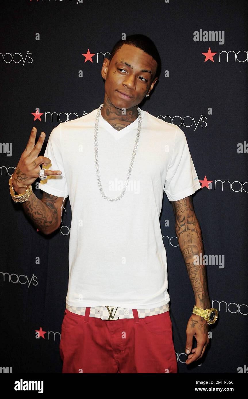 Soulja Boy startet die Mstyle Lab Concert Tour in Macy's Broward Mall in Fort Lauderdale, FL. 13. August 2011. Stockfoto