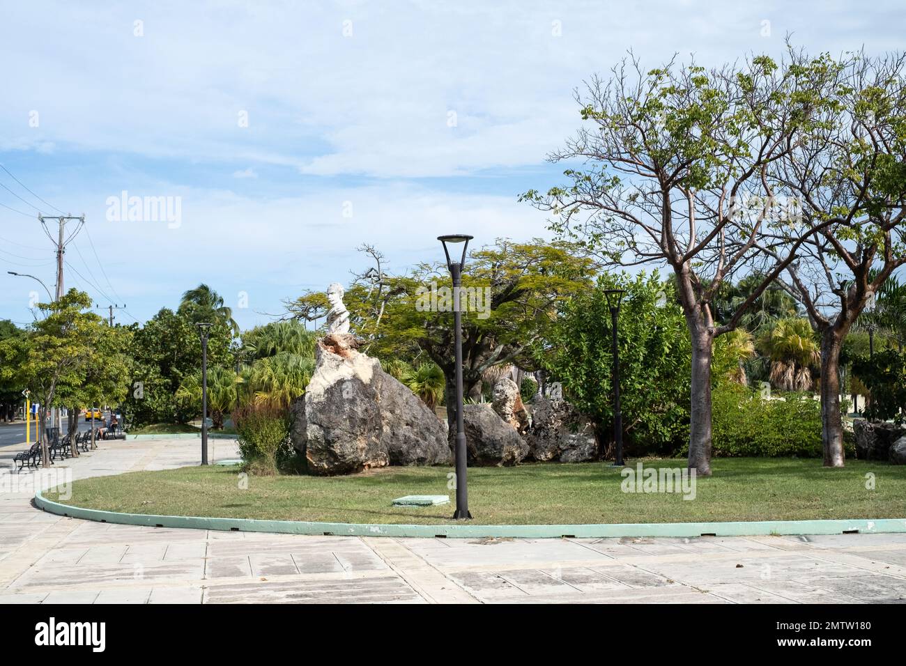 Parque Central, Varadero, Kuba Stockfoto