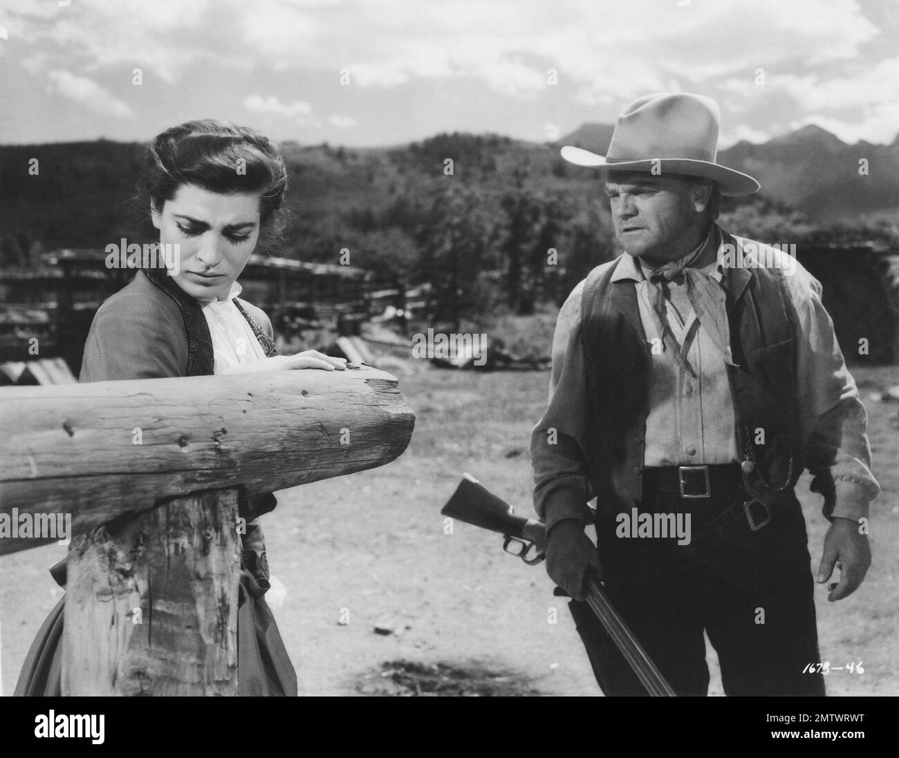 Tribut an ein Bad man Year : 1956 USA Regisseur : Robert Wise Irene Papas, James Cagney Stockfoto