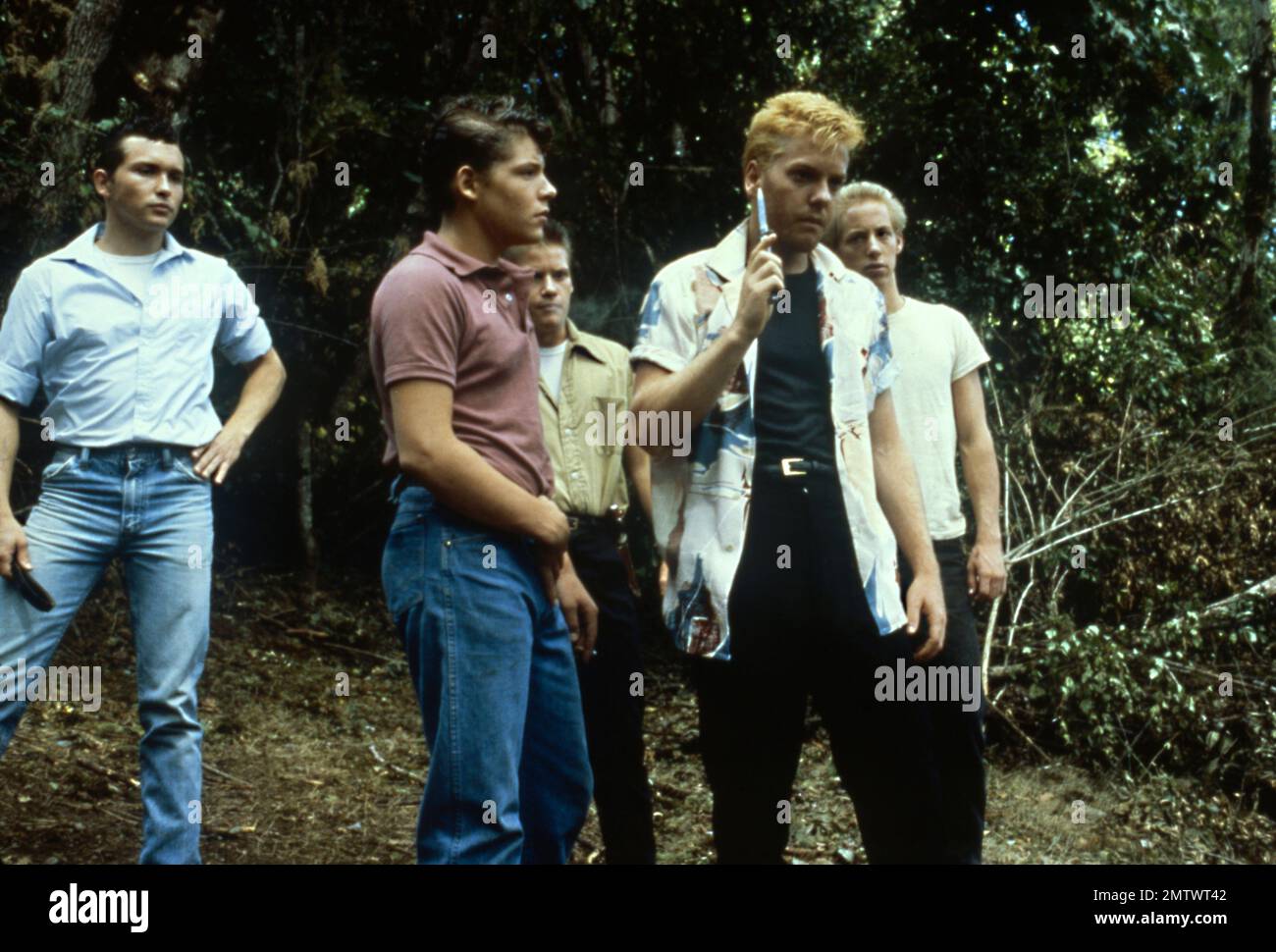 Stand by Me Jahr : 1986 USA Regisseur : Rob Reiner Bradley Gregg, Casey Siemaszko, Kiefer Sutherland, Gary Riley Stockfoto