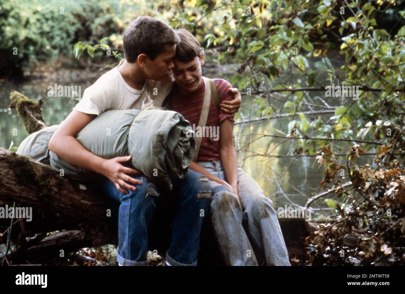 Stand by Me Jahr : 1986 USA Regisseur : Rob Reiner Wil Wheaton, River Phoenix Stockfoto