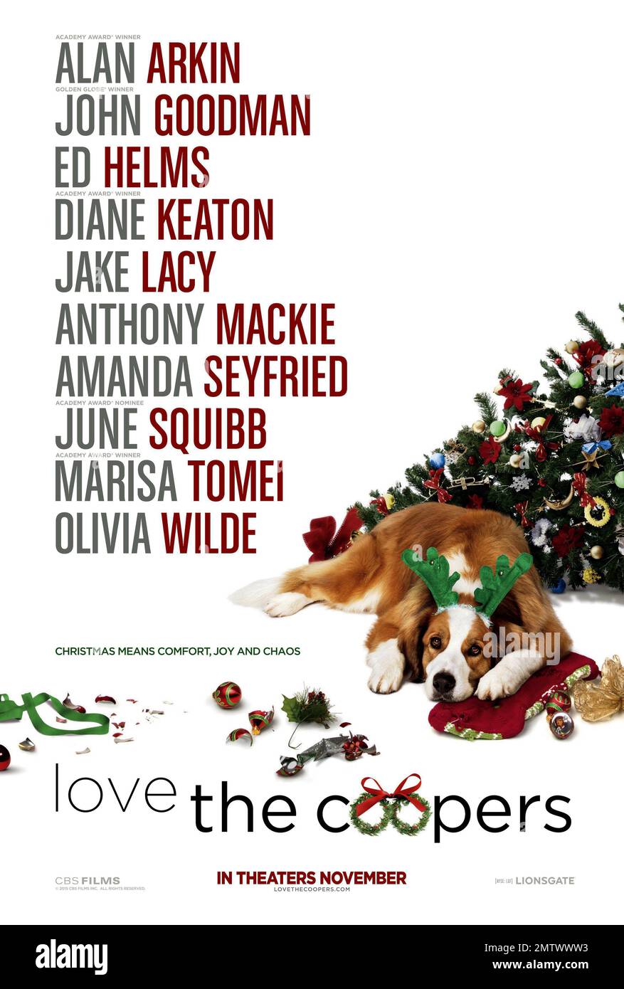 Love the Coopers Year : 2015 USA Regisseur : Jessie Nelson American Poster Stockfoto