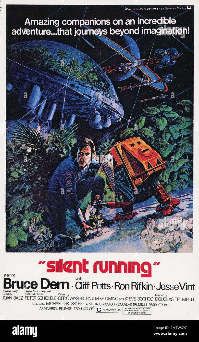 Silent Running Year : 1972 USA Regisseur : Douglas Trumbull American Poster Stockfoto