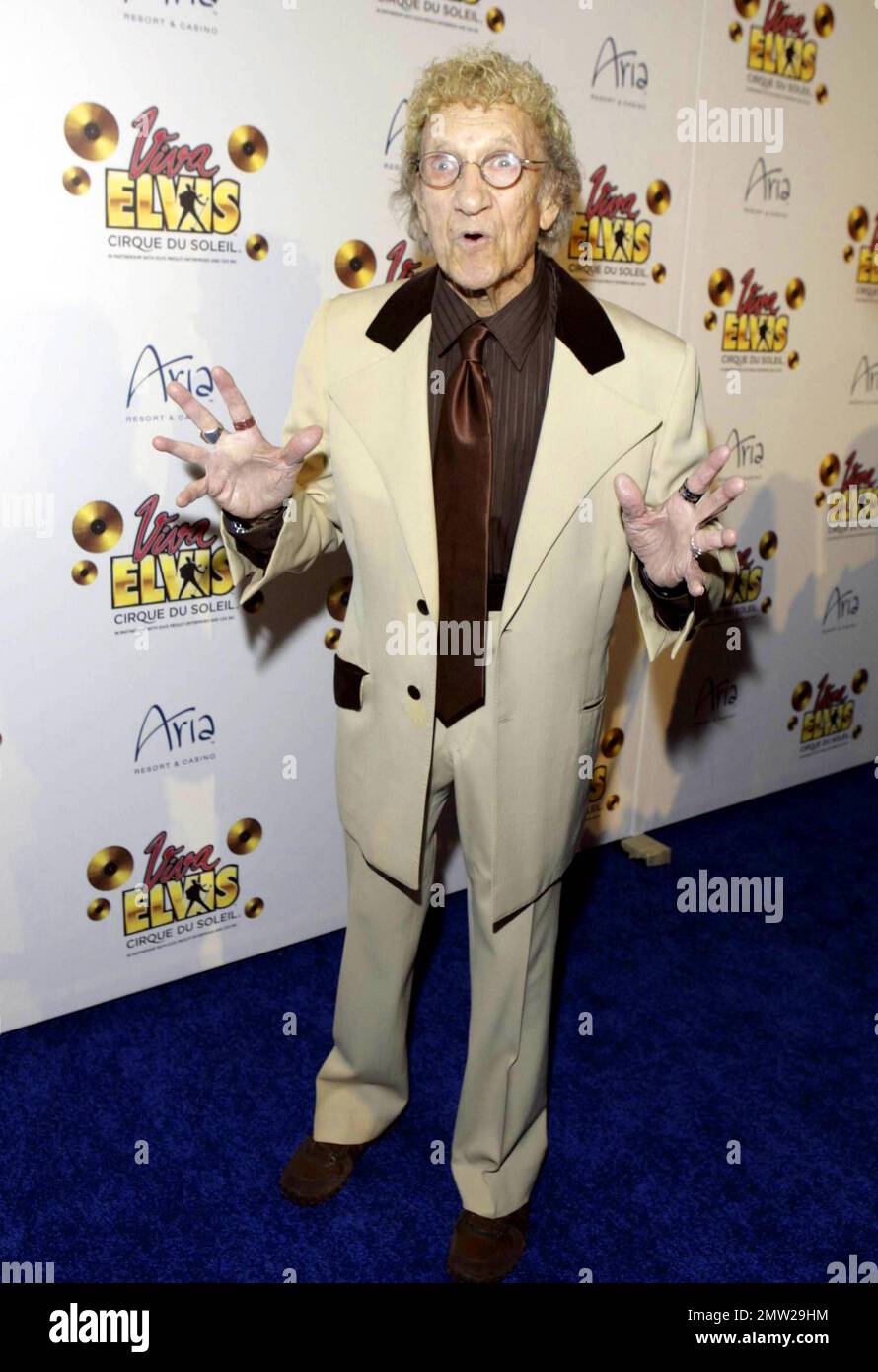 Sammy Shore bei der Weltpremiere von Cirque du Soleil's „Viva Elvis“ im Aria Resort and Casino in Las Vegas, NV. 2/19/10. . Stockfoto Sammy Shore bei der Weltpremiere von Cirque du Soleil's „Viva Elvis“ im Aria Resort and Casino in Las Vegas, NV. 2/19/10. . Stockfoto