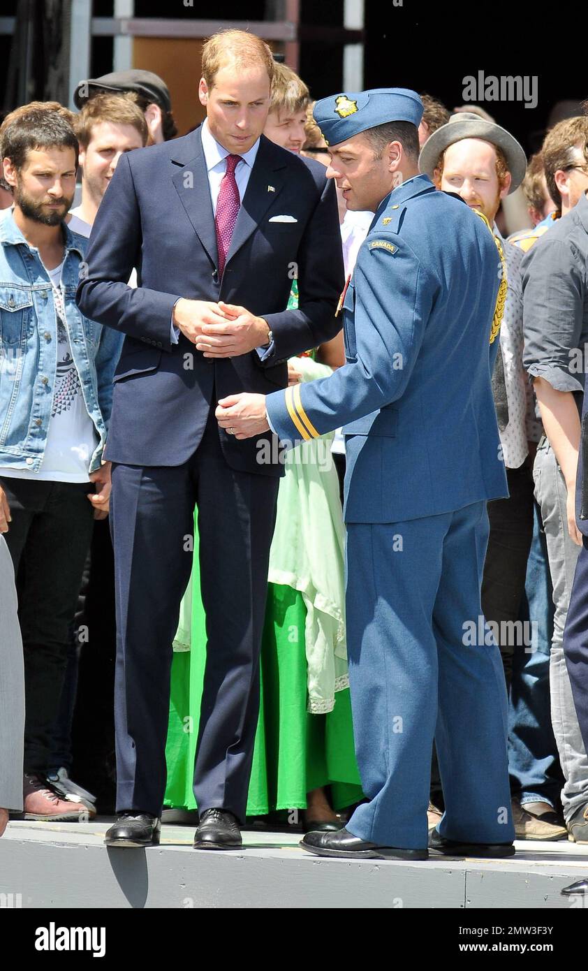 Prinz William und Kate Middleton, der Herzog und die Herzogin von Cambridge, nehmen an den Feierlichkeiten des Canada Day während ihrer Royal Tour of Canada Teil. Ottawa, WEITER. 7/1/11. Stockfoto