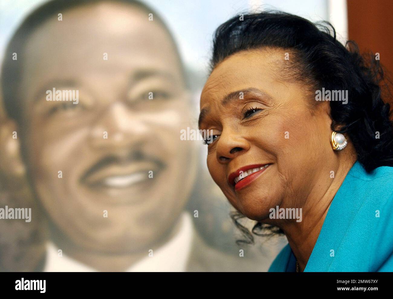 FILE - In this Jan. 13, 2004, file photo, Coretta Scott King, widow of ...