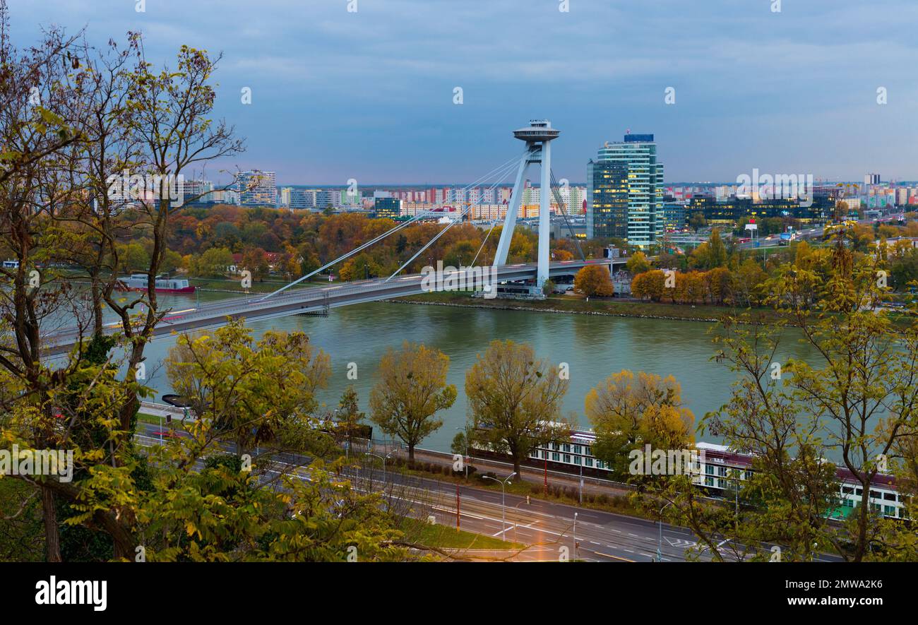 Die meisten SNP in der Herbstdämmerung Stockfoto