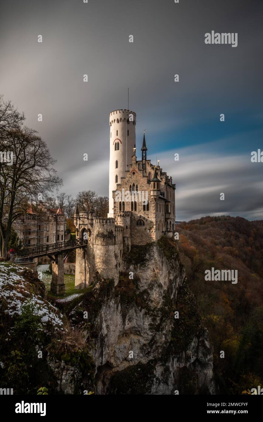 Schloss Lichtenstein, Schwarzwald, Lichtenstein, Baden-Württemberg, Deutschland Stockfoto