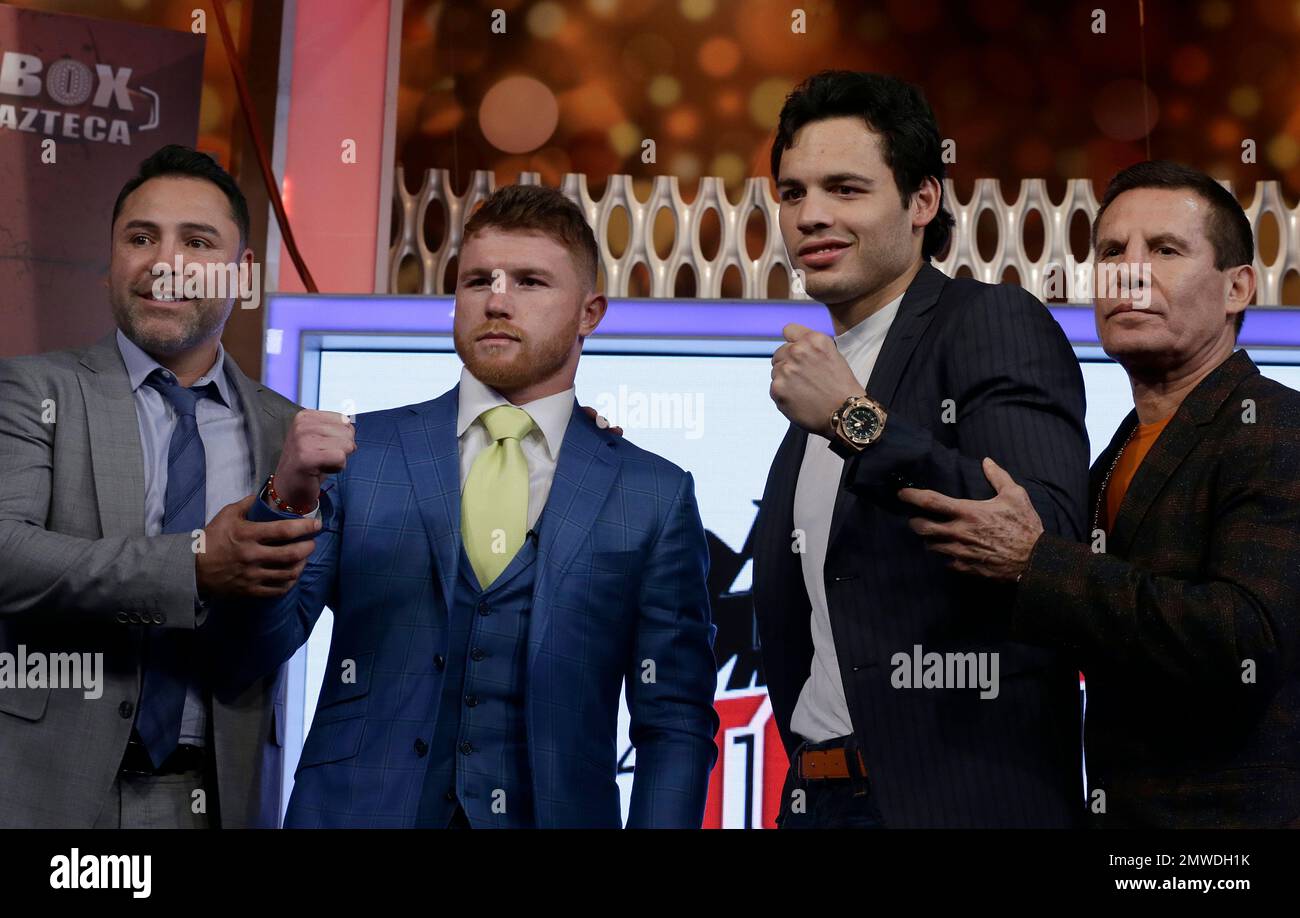 Mexican boxers Saul 