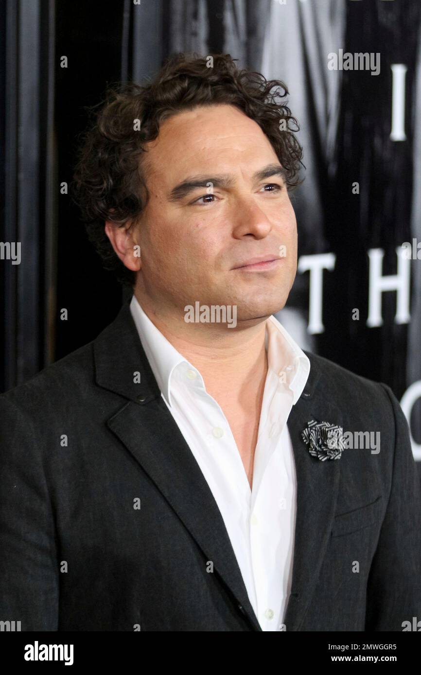 Johnny Galecki arrives at the LA Premiere of "Rings" at the Regal LA LIVE Stadium 14 on Thursday, Feb. 2, 2017, in Los Angeles. (Photo by Willy Sanjuan/Invision/AP) Stockfoto