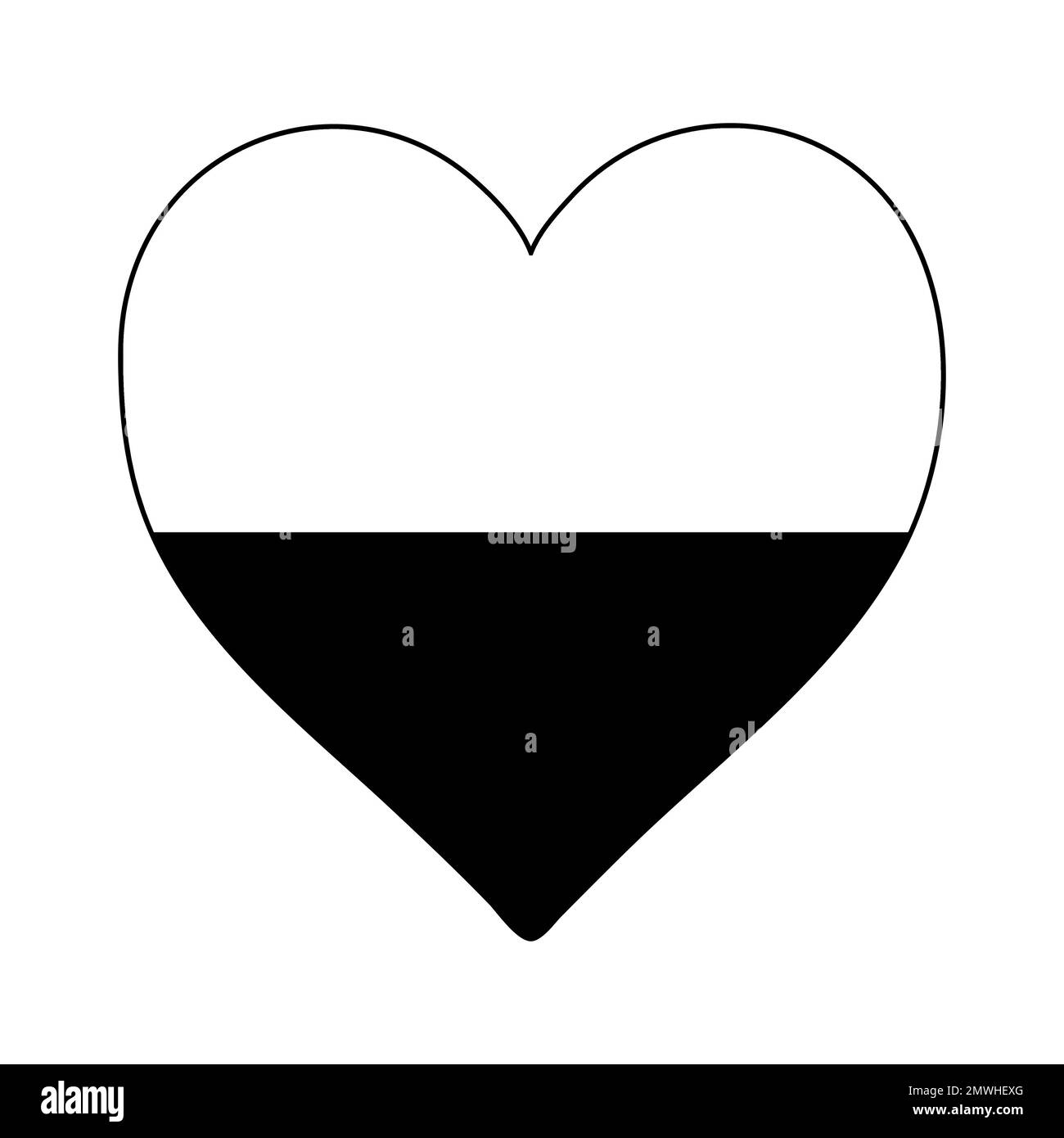 Pahang-Herzform-Flagge. Ich Liebe Pahang. Bundesstaat Malaysia. Besuchen Sie Malaysia. Grafische Konstruktion Von Vektordarstellungen. Stock Vektor