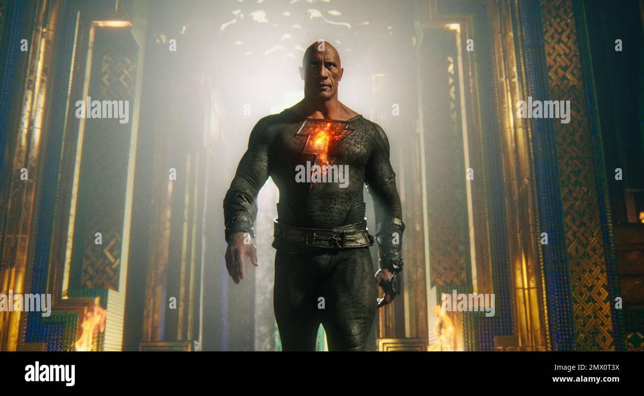Black Adam 2022 Dwayne Johnson Stockfoto