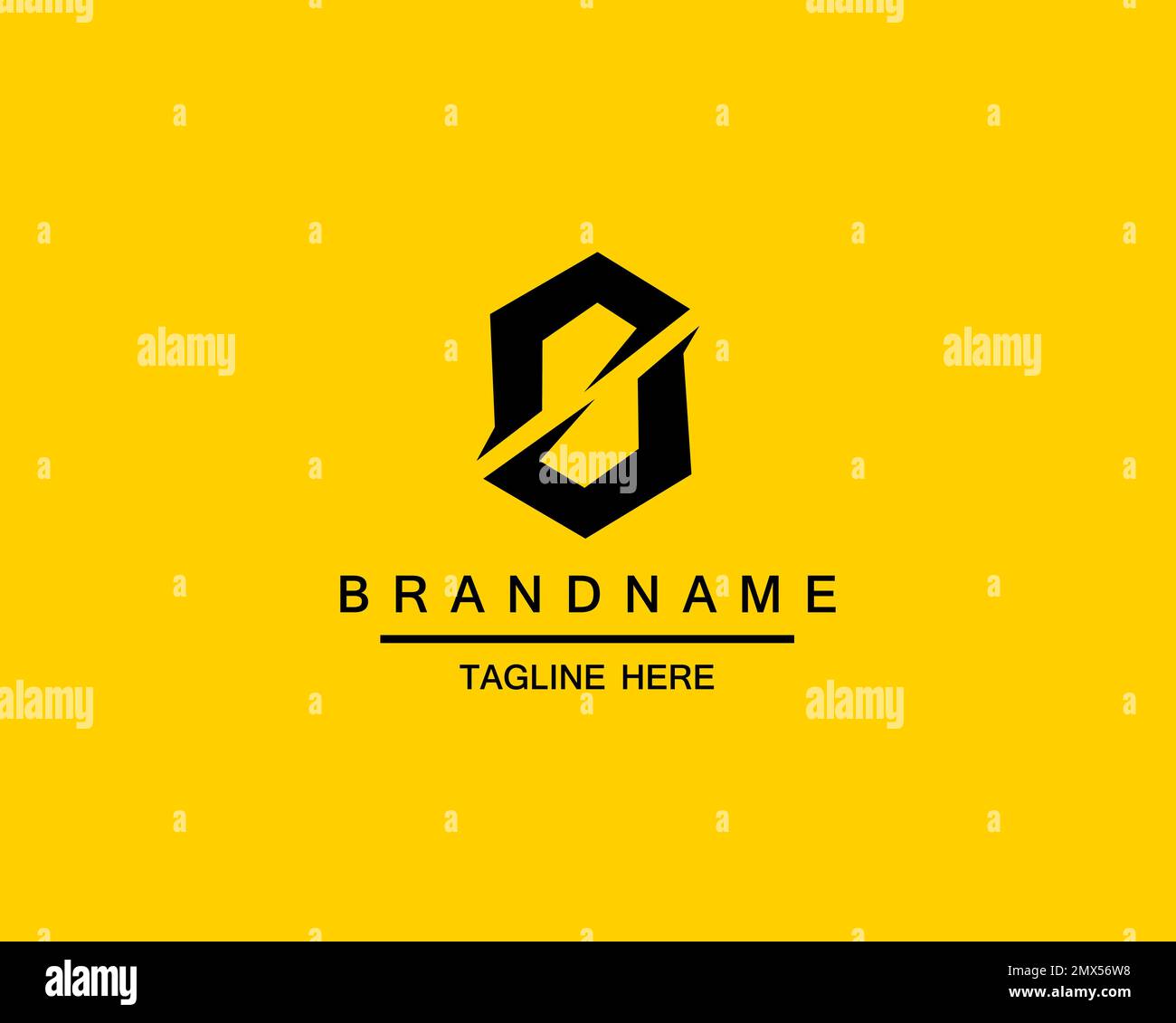Stilvolle typografische Logo-Vorlage | Buchstabe S-Symbol | glänzende Symbolvorlage | Unternehmensidentität Stock Vektor