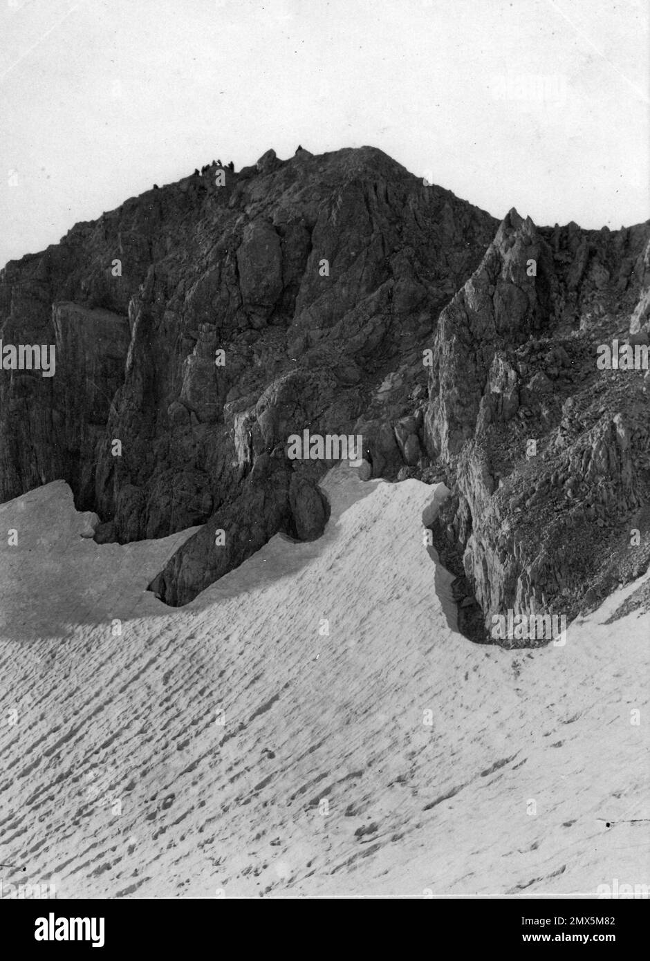 Calderone-Gletscher 1896 Stockfoto