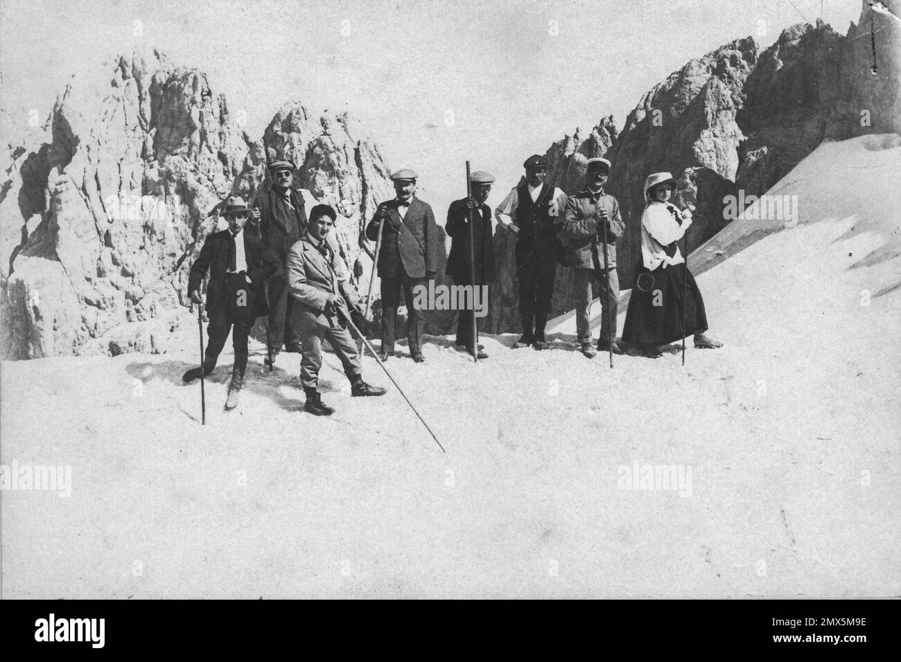 Calderone-Gletscher 1913 Stockfoto