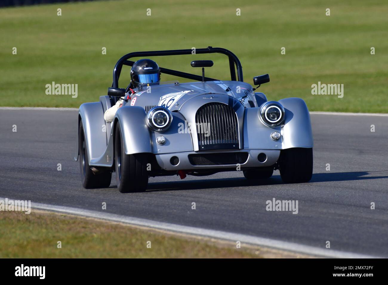 Andrew Thompson, Morgan ARV6, Morgan Challenge, zwei zwanzig-minütige Rennen am Wochenende nach einer zwanzig-minütigen Qualifikationssitzung mit Road-Goin Stockfoto