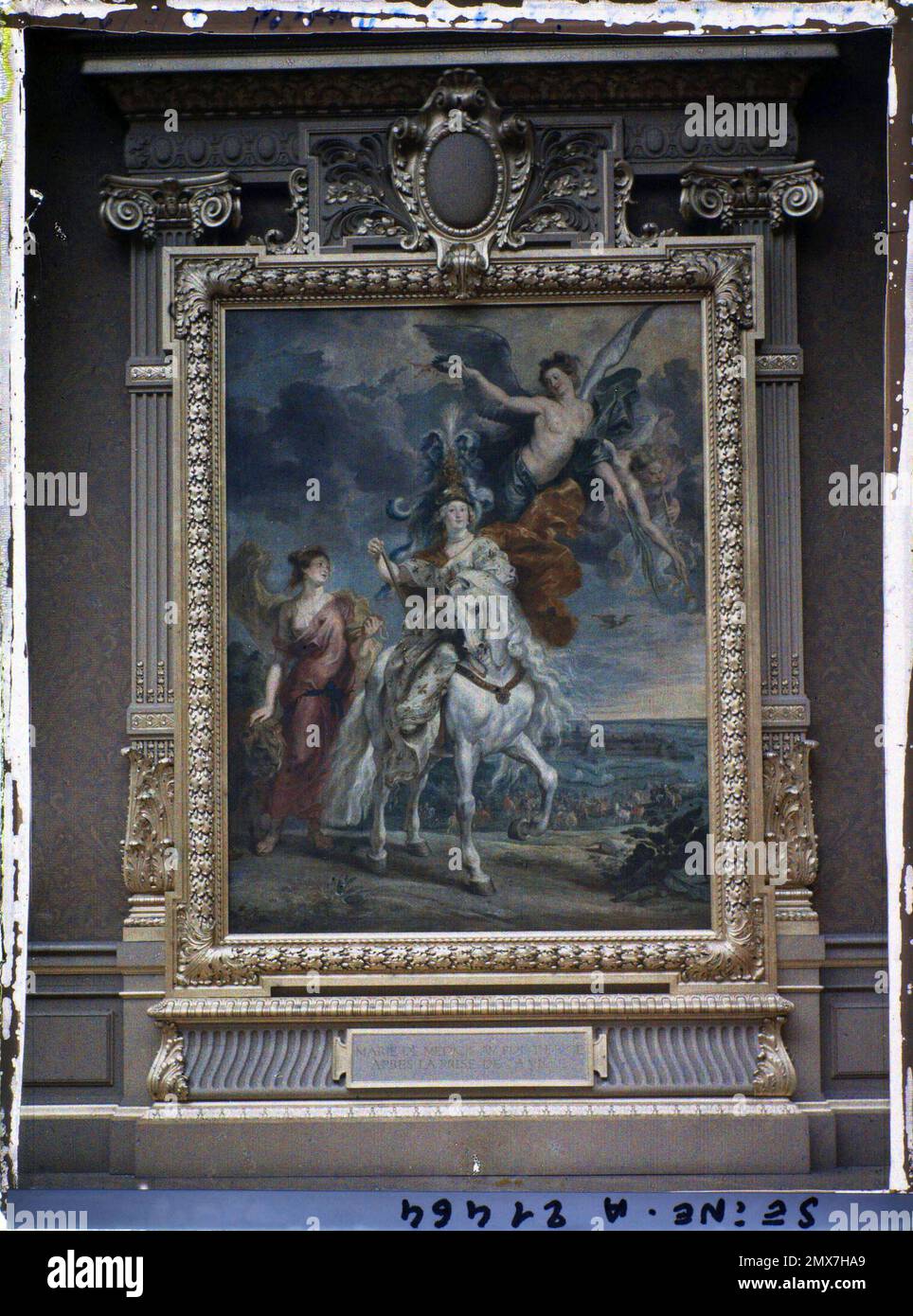 Paris (1. Arr.), Frankreich die Gefangennahme von Juliers, oder Reise von Marie de Médicis nach Pont-de-Cé, Rubens-Zimmer, Erzählzyklus Marie de Médicis, Musée du Louvre, Stockfoto