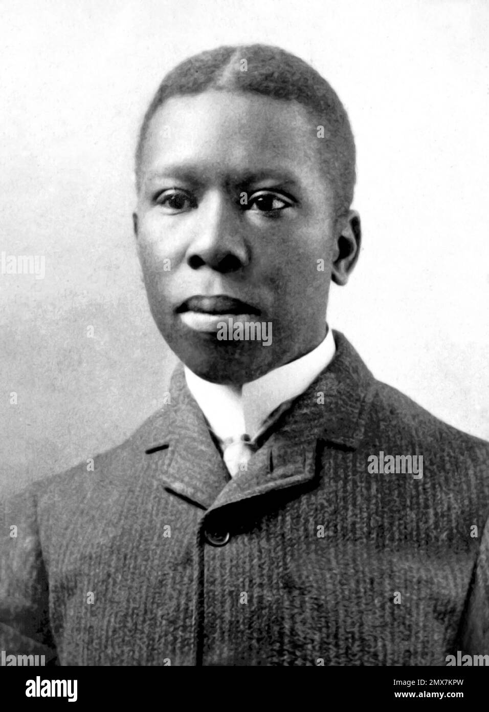 Paul Laurence Dunbar. Portrait des afroamerikanischen Dichters und Schriftstellers Paul Laurence Dunbar (1872-1906) c. 1890 Stockfoto