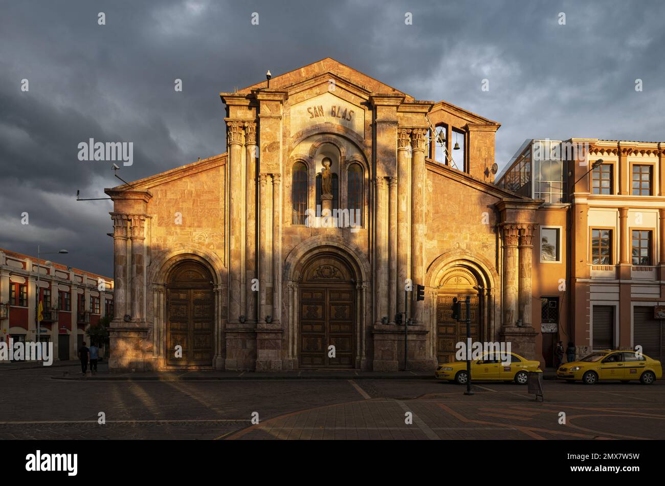 Kirche San Blas in Cuenca, Ecuador Stockfoto