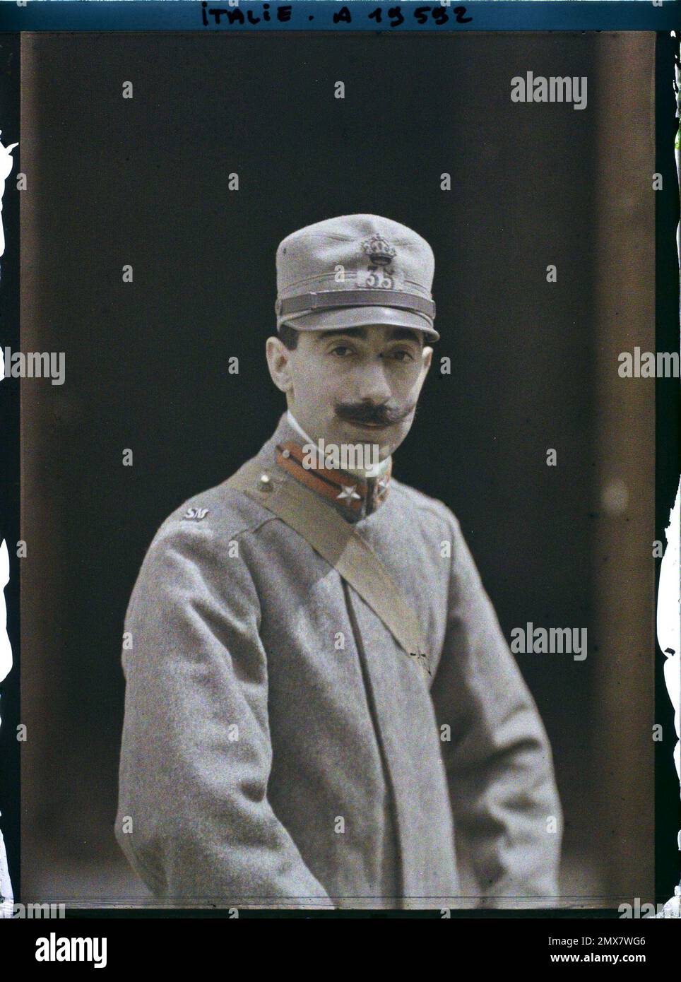 Maser, Italie Soldier Italien , 1918 - Italien - Fernand Cuville - (März - August) Stockfoto