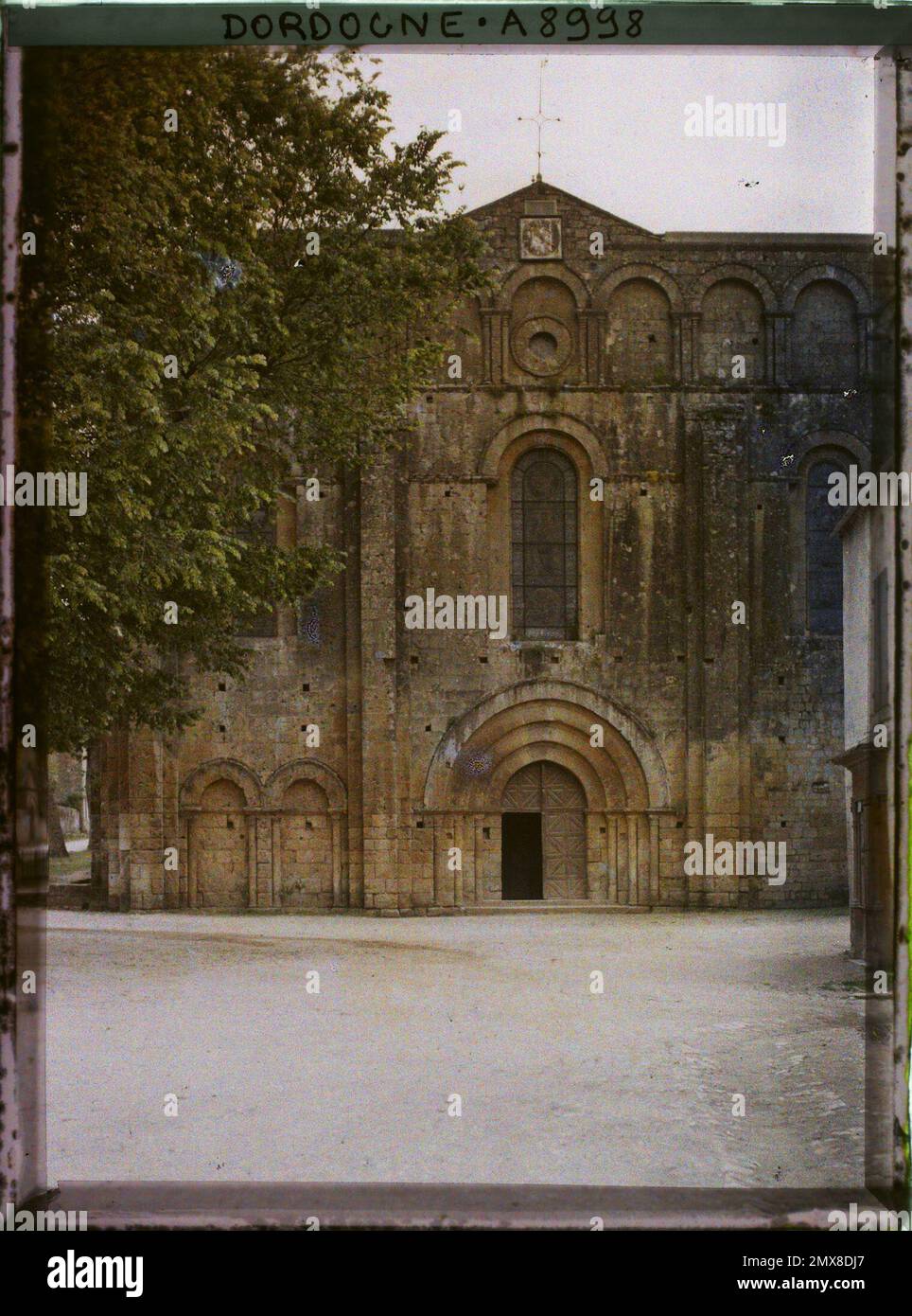 Cadouin, Dordogne , 1916 - Französische Provinzen - Jean Brunhes, Auguste Léon und Georges Chevalier - (April - Juli) Stockfoto