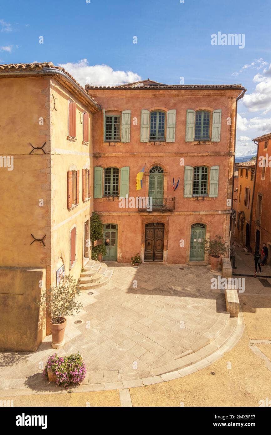 Frankreich, das Dorf Roussillon in Luberon - Vaucluse Stockfoto