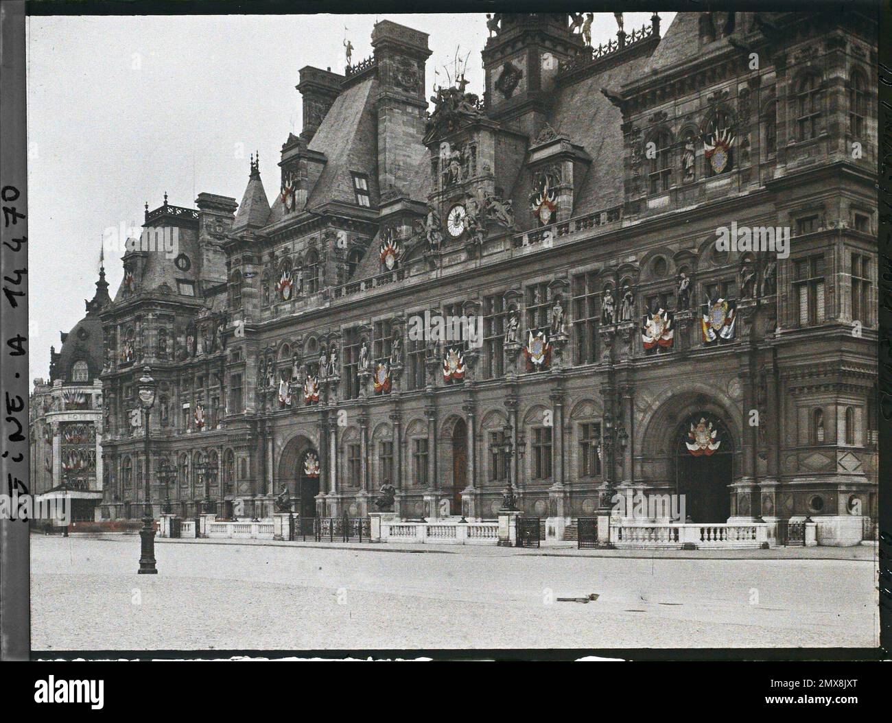 Paris (4. arr.), Frankreich das Rathaus, Stockfoto