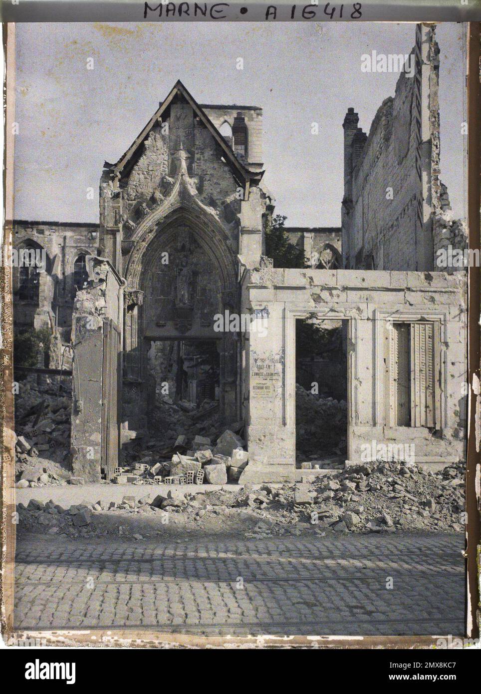 Reims , Marne , Champagne , Frankreich , 1919 Reims Auguste Léon